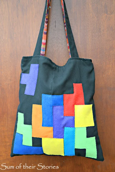 Tetris Tote Bag Tutorial — Sum of their Stories Craft Blog